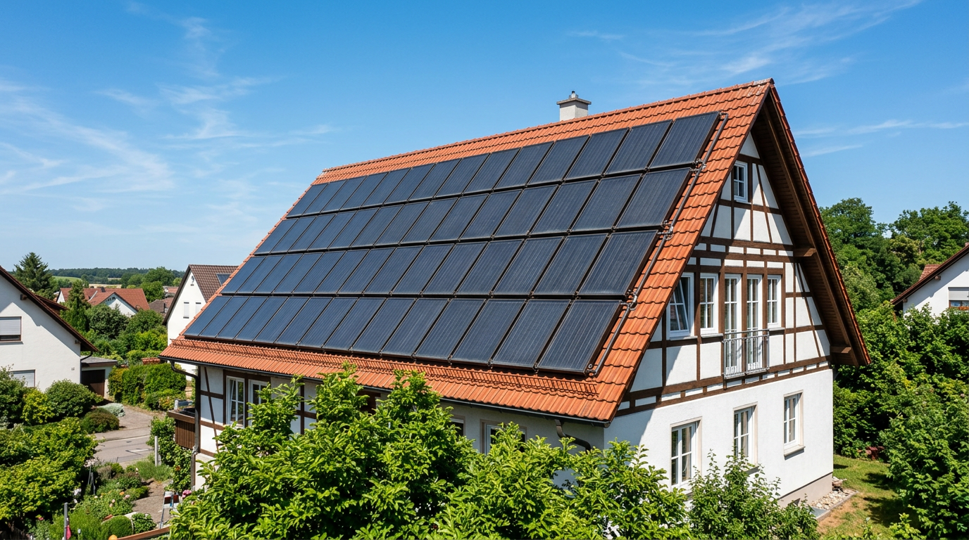 Solarthermie mit Heizungsunterstützung – Technikraum