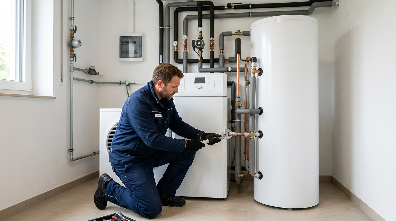 Solvis-Systemzentrale mit Solarthermie-Anbindung