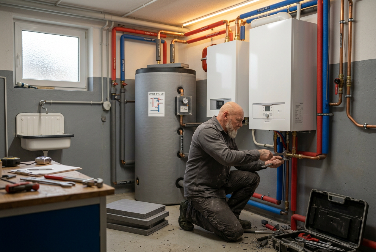 Hybridheizung – Kombination aus Gas-Brennwert und Wärmepumpe